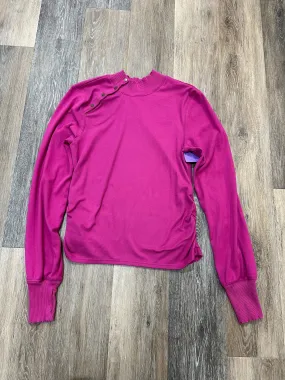 Top Long Sleeve By Free People In Pink, Size: L GarmentDyed