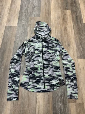 Athletic Jacket By Lululemon In Multi-colored, Size: 6 Self Fabric Tie