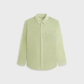 Distressed finish Kith Women Ora II Clipped Jacquard Shirt - Vera