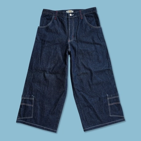 Y2K Baggy 3/4 Jorts Durable Design