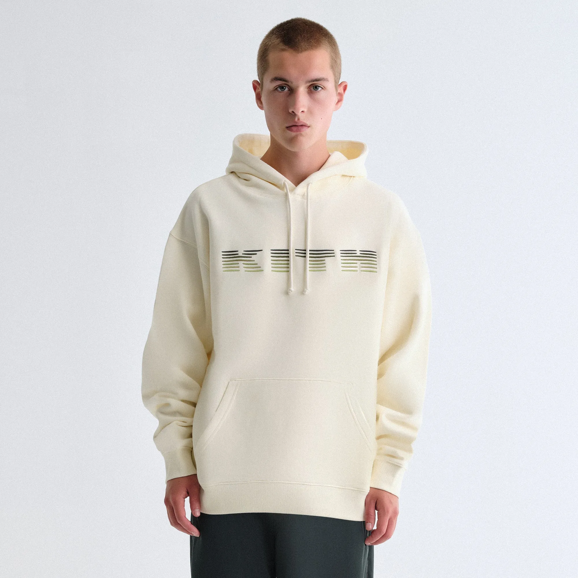 Tapir like Hidden pockets Kith Parallel Lines Williams III Hoodie - Sandrift
