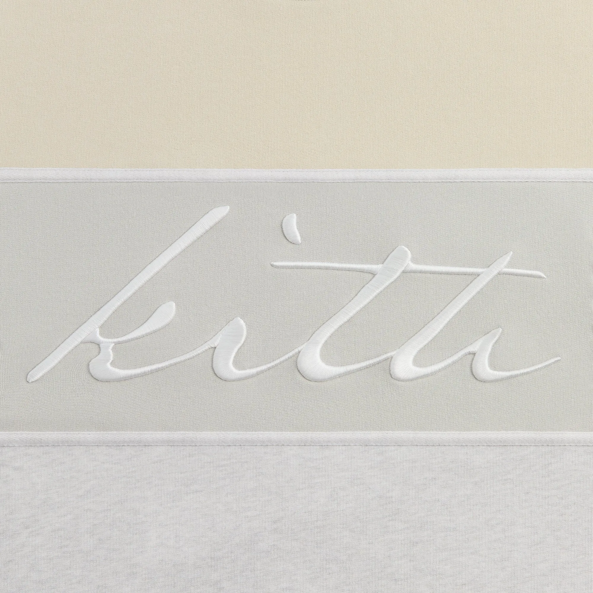 Kith Nelson Panelled Crewneck - Veil Winter Ready Outfit Soft Wear