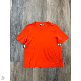 Top Short Sleeve By Babaton In Orange, Size: Xs ComfortStretch