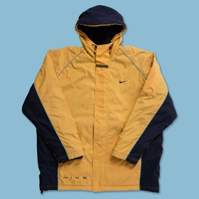 Vintage Nike Padded Jacket XLarge Convertible Collar Design
