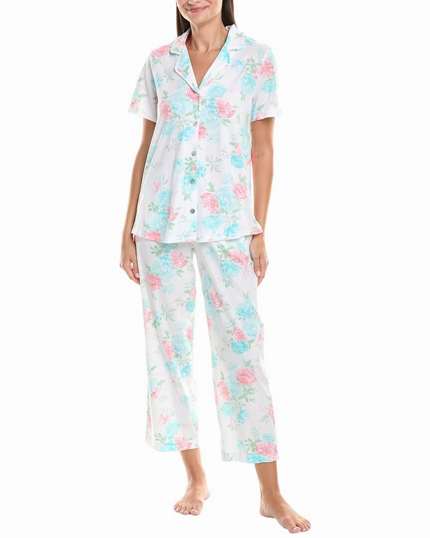 TemperatureRegulating Fabric Carole Hochman 2pc Top & Pant Pajama Set