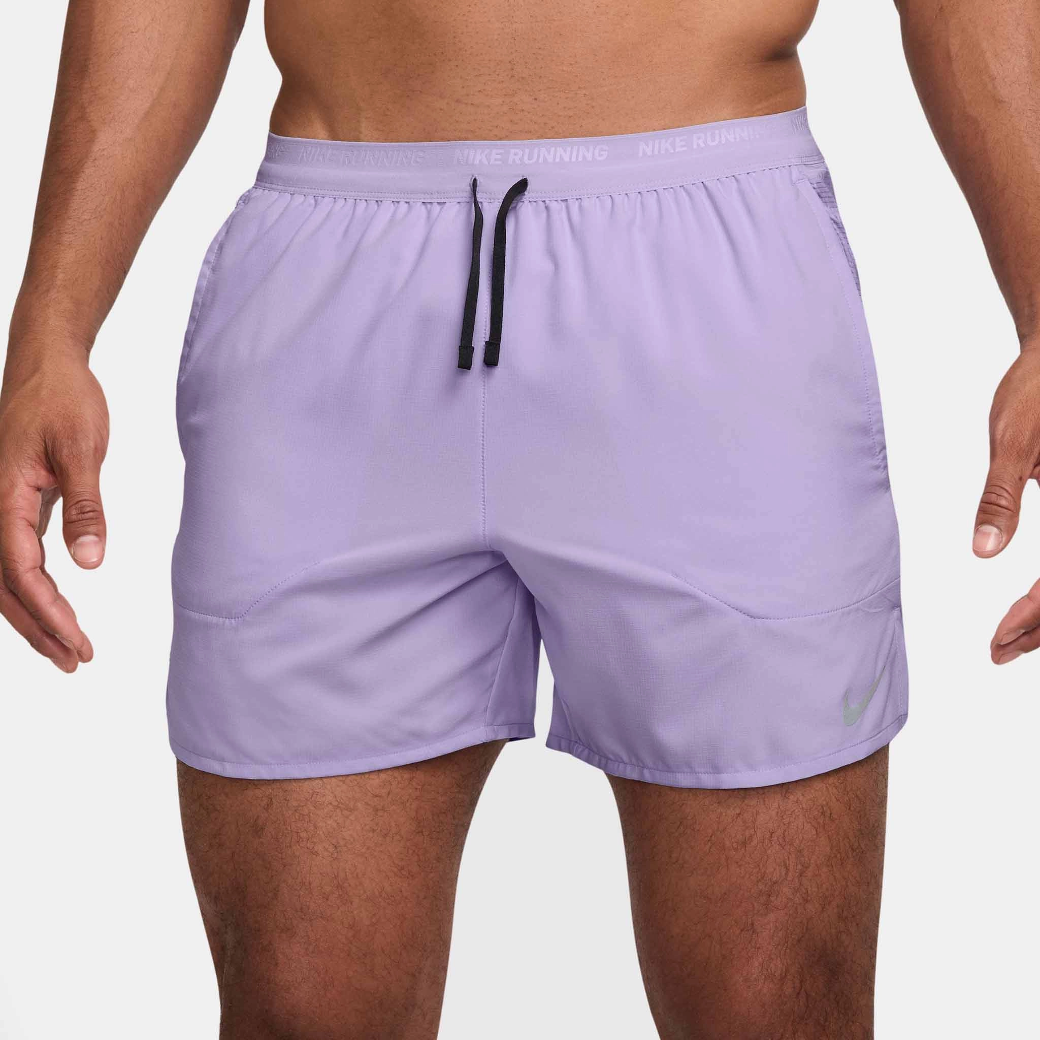 Nike | Men's Dri-FIT Stride 5" Brief-Lined Running Shorts - Hydrangeas Cycling wear