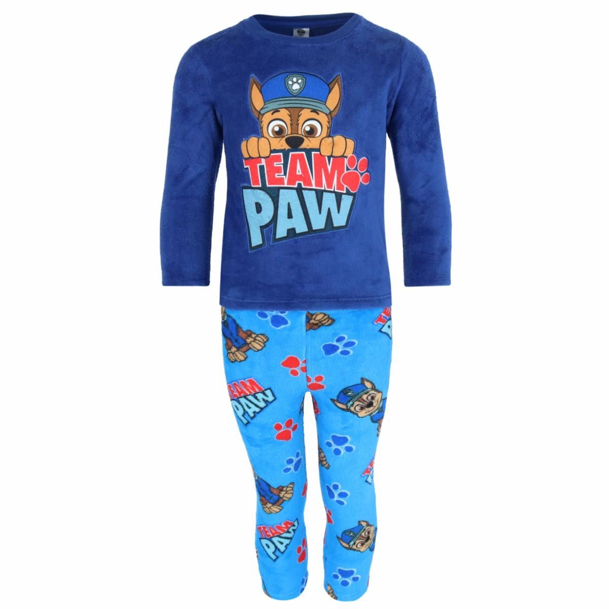 Boys Paw Patrol Long Sleeve Fleece Pajama Set QuickDry Lining Comfortable fit