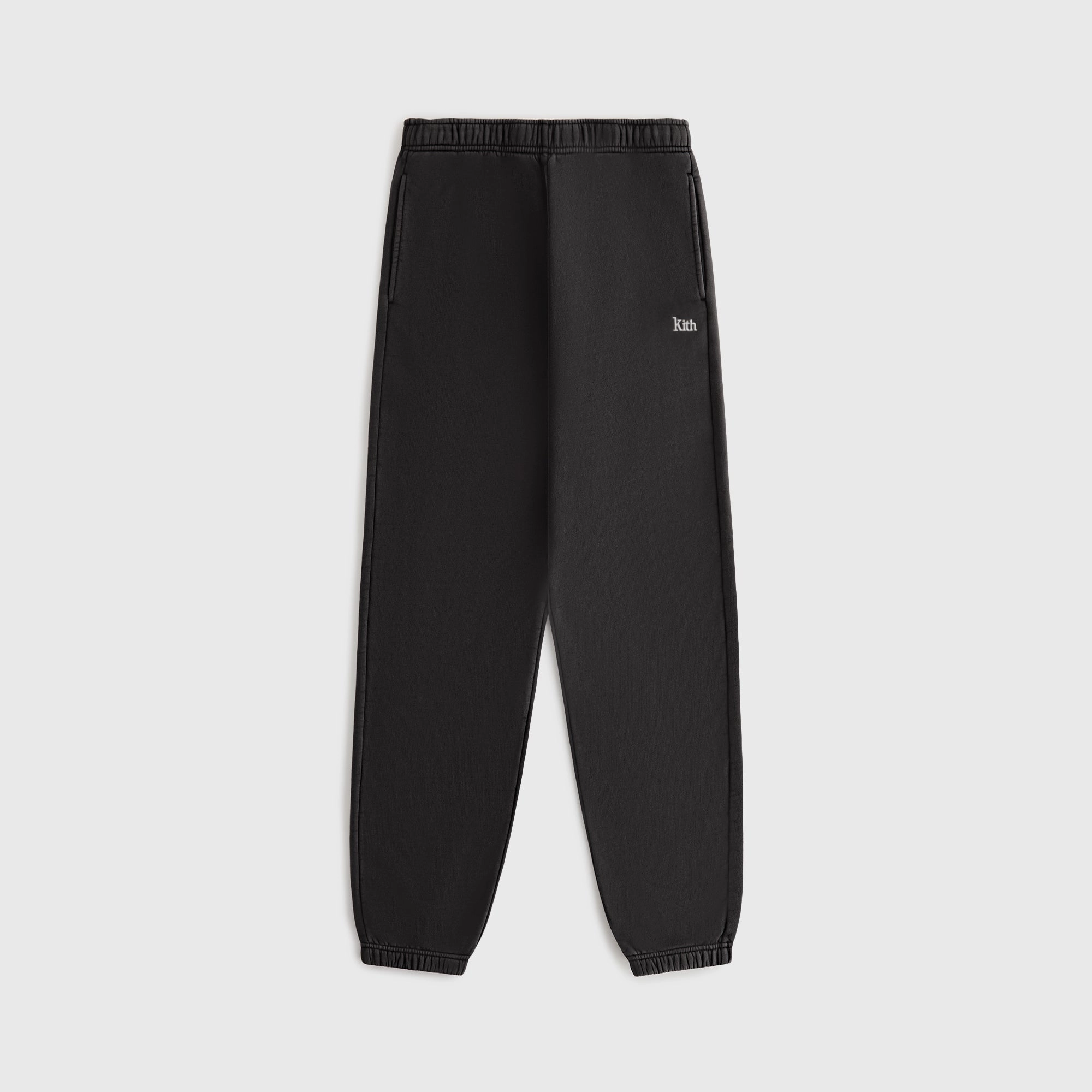 Kith Women Chelsea Sweatpant III - Black HiddenDrawcord