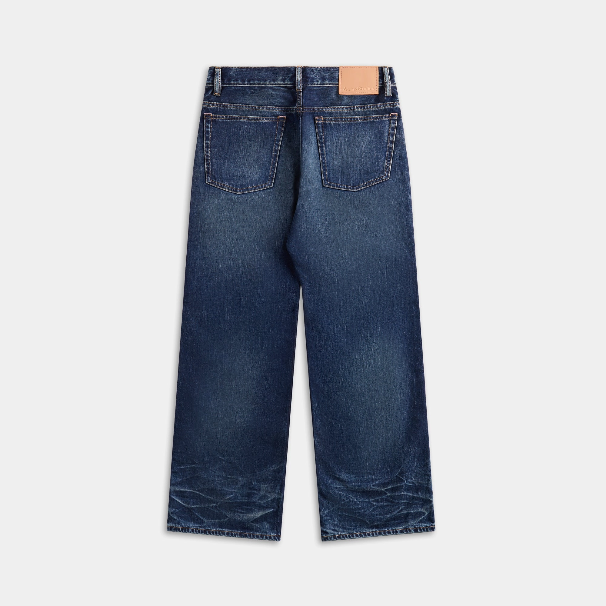Stain Release Finish Outdoor Wear Acne Studios 2021M Broadway Jeans - Mid Blue