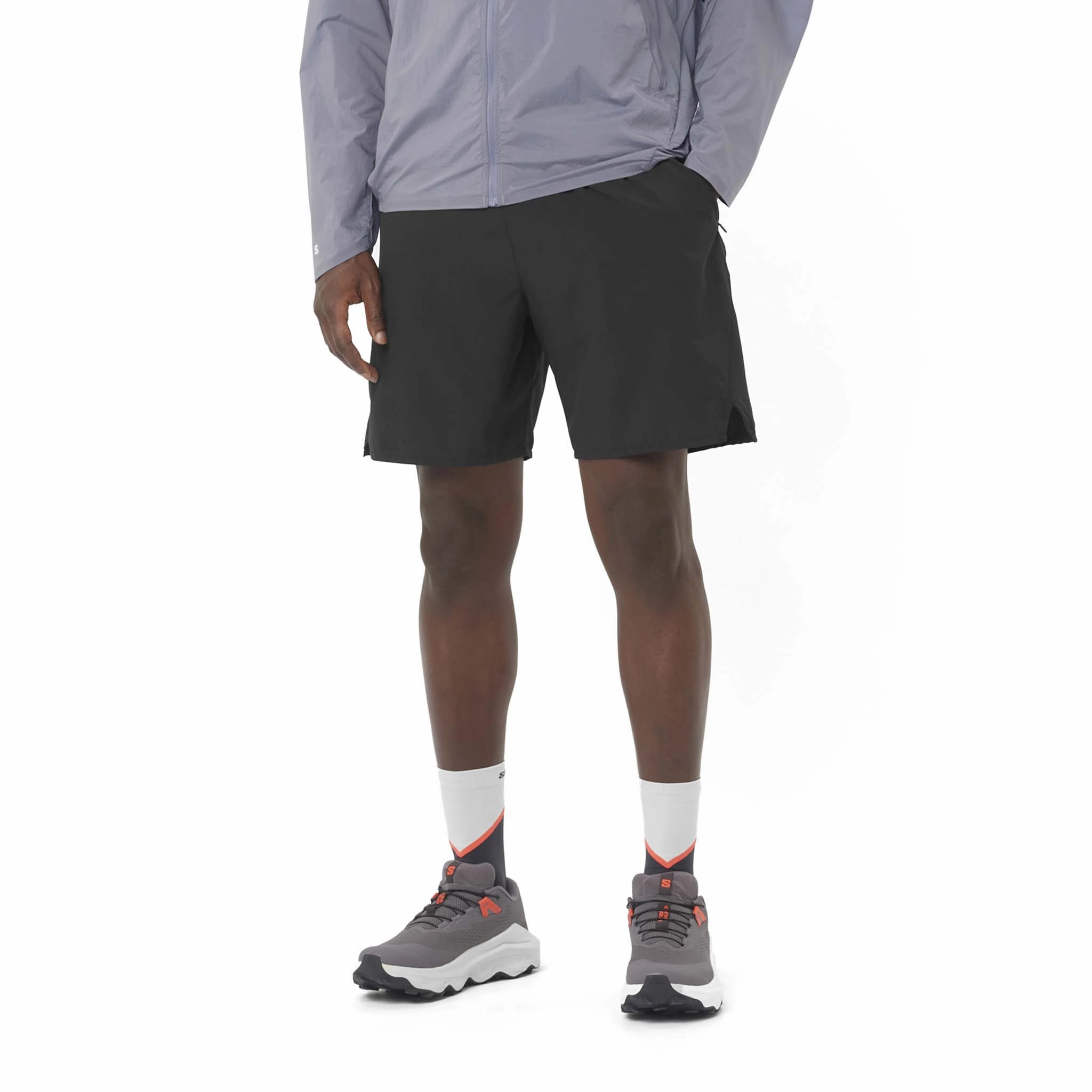 basketball court Salomon | Men's SHKout Core 2in1 7" Shorts - Deep Black