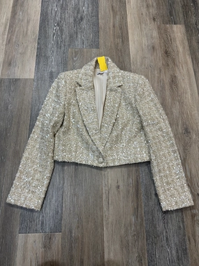 ElasticEdgeBinding Blazer By Gianni Bini In Gold, Size: 2