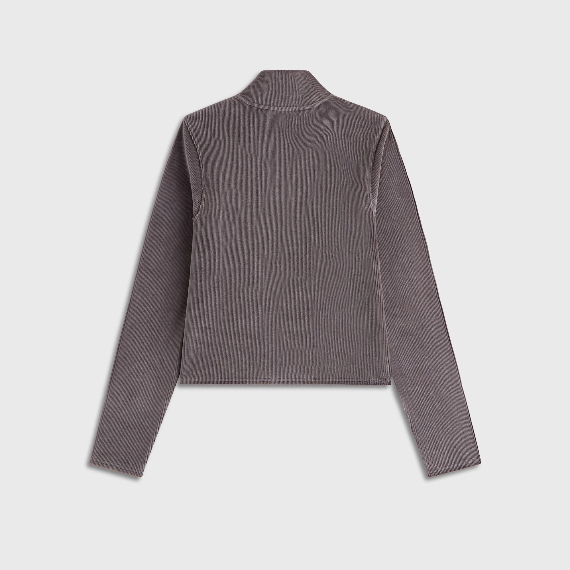 Kith Women Ina Track Zip - Hematite Soft Touch Texture