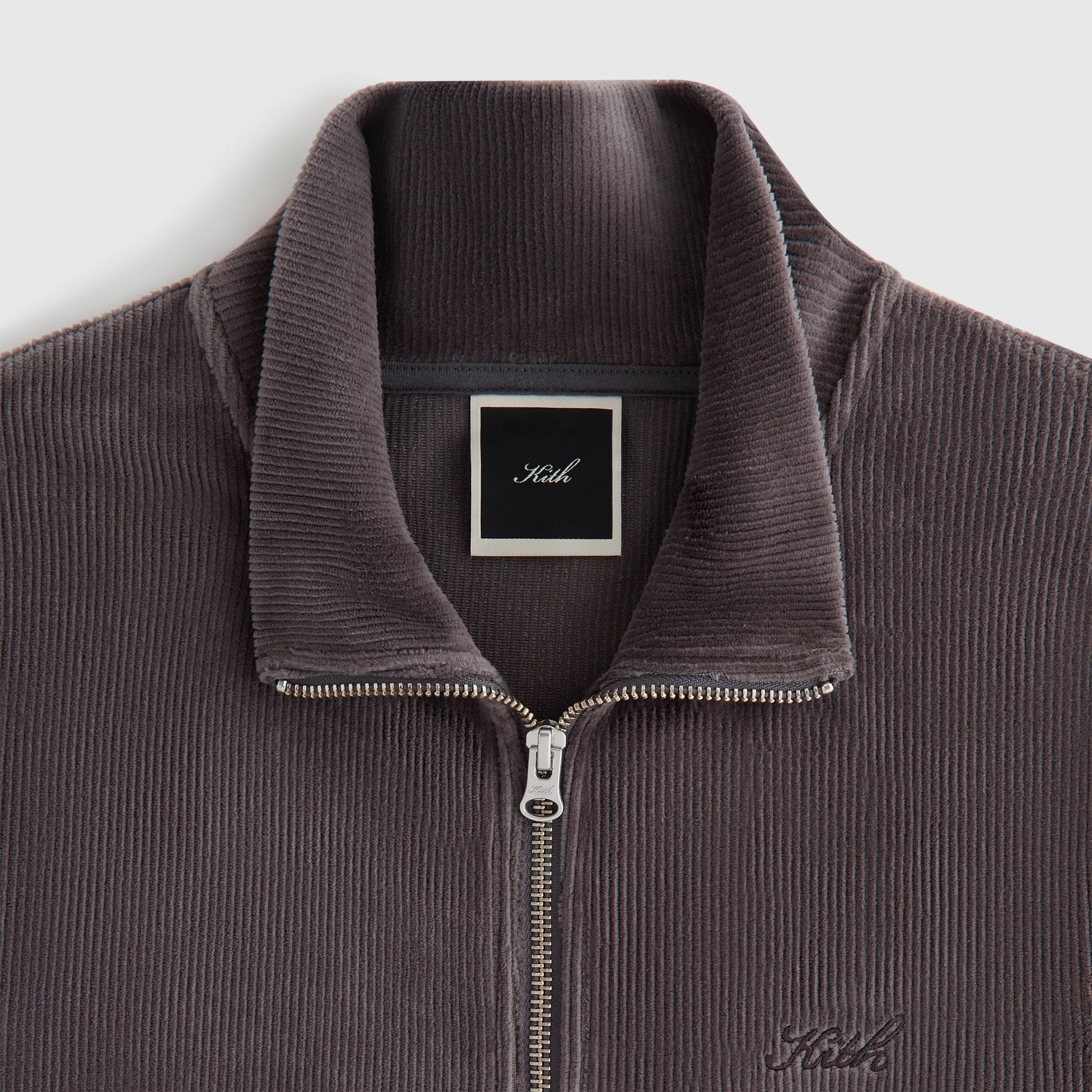 Kith Women Ina Track Zip - Hematite Layered Neckline