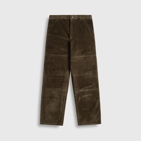 Wool blend Moncler Corduroy Jogging Trousers - Dark Green