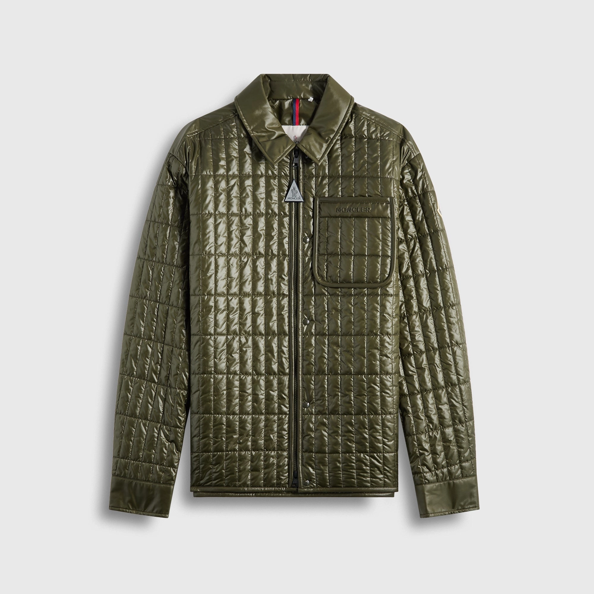Moncler Madiere Shirt Jacket - Olive Green NoiseReduciting Fabric Quick Release Buckle