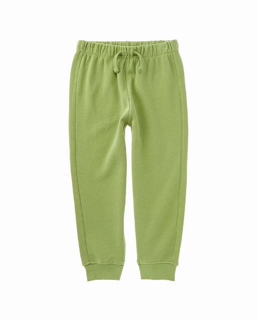 Monica   Andy Waffle Sporty Sweatpant Adjustable drawstring All-Purpose Wear