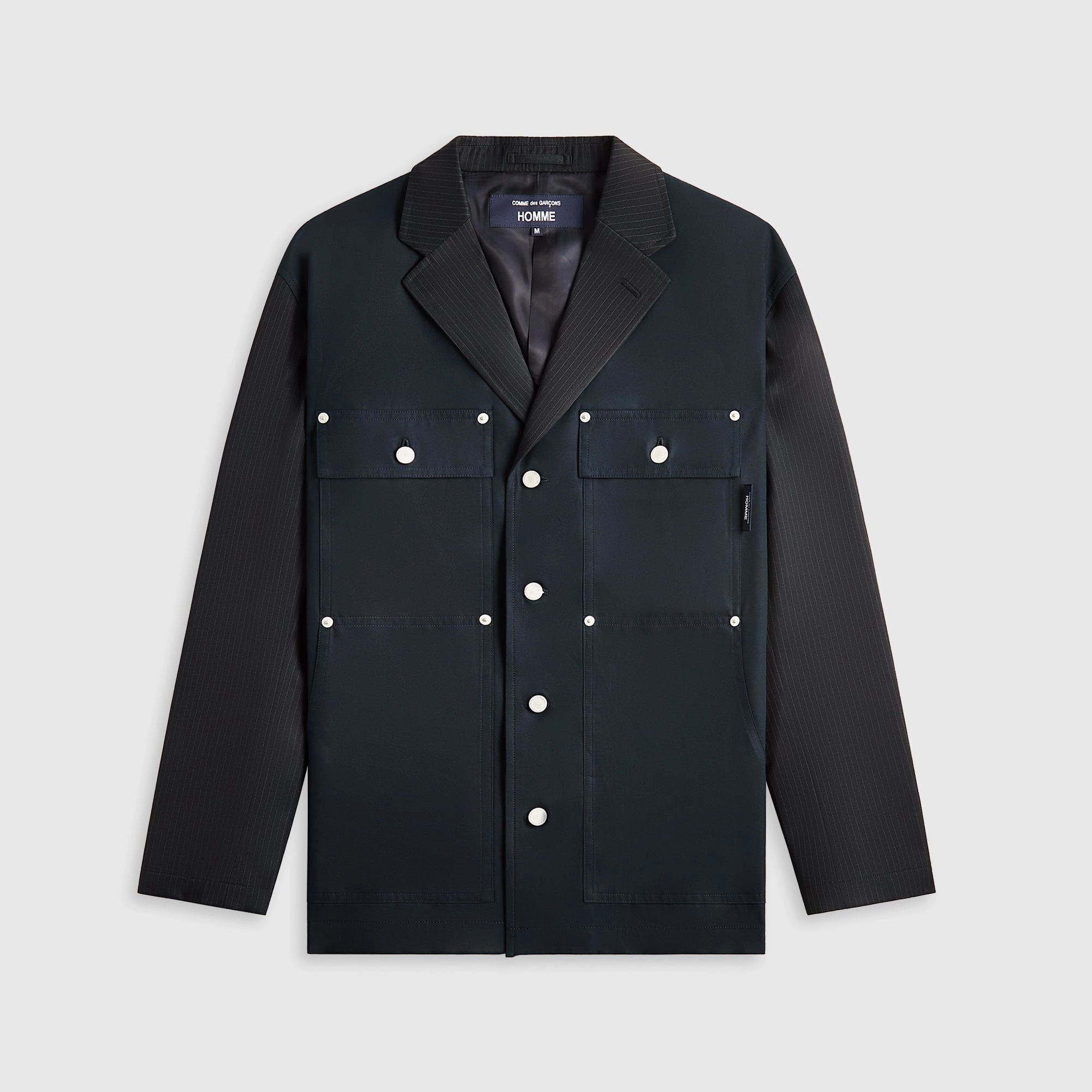 Thermal Lined WindproofTechnology CDG Homme Jacket - Navy / Grey