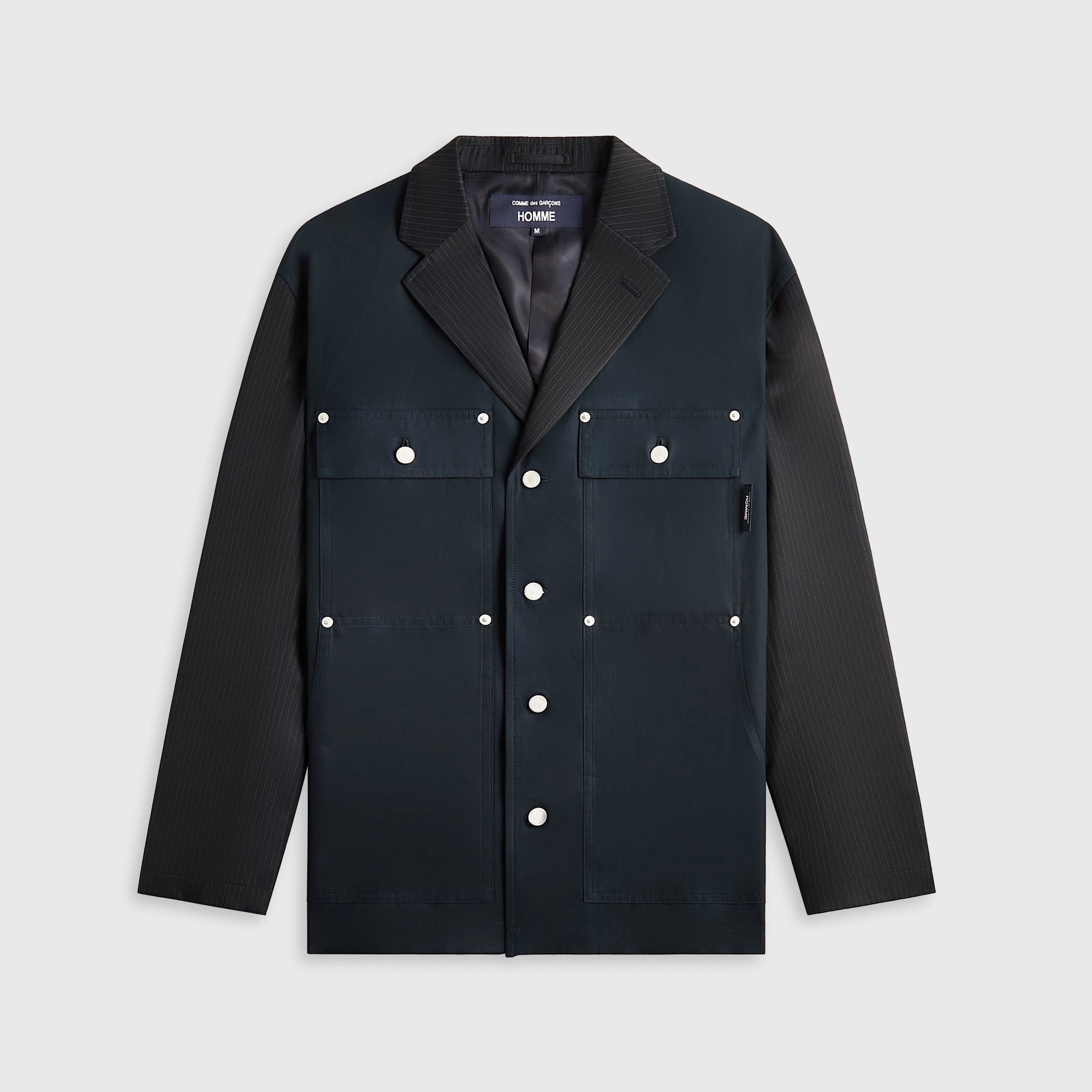 Thermoregulating Lining Stretch Comfort CDG Homme Jacket - Navy / Grey