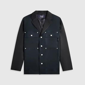 Thermal Lined WindproofTechnology CDG Homme Jacket - Navy / Grey
