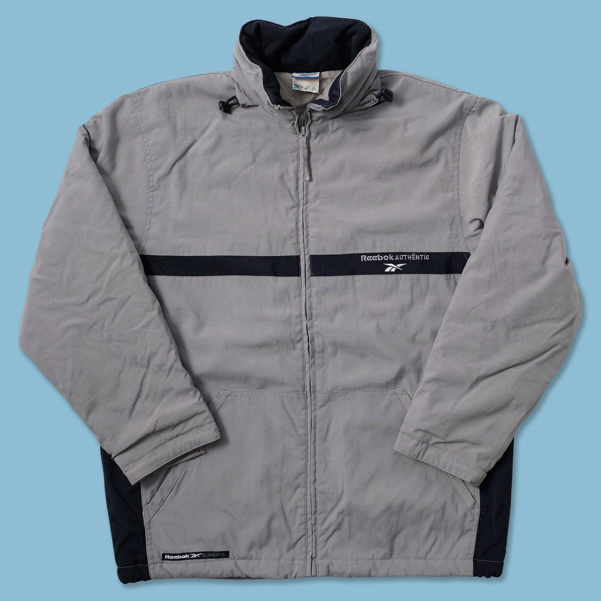 Vintage Reebok Padded Jacket Small Transitional Look Oversized Fit