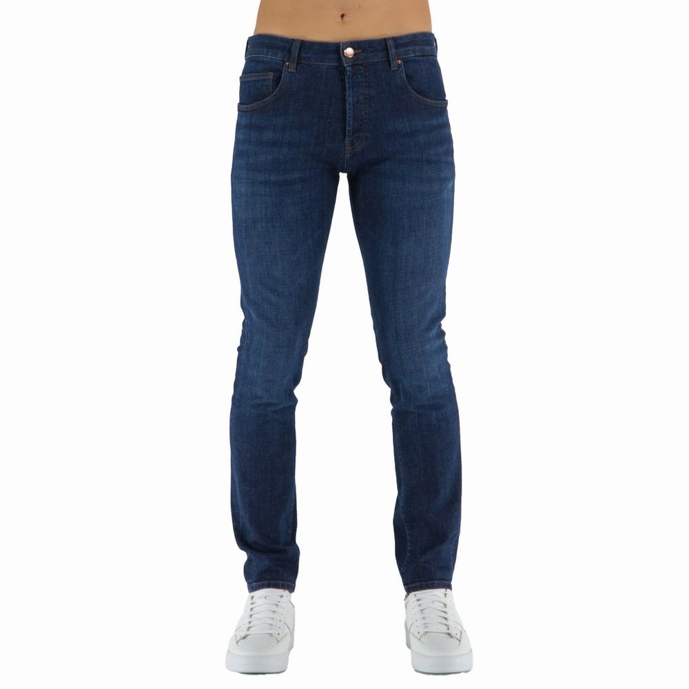 Don The Fuller Cotton Men's Men's Jeans Elegant Vibrant Textured Fitted Comfort