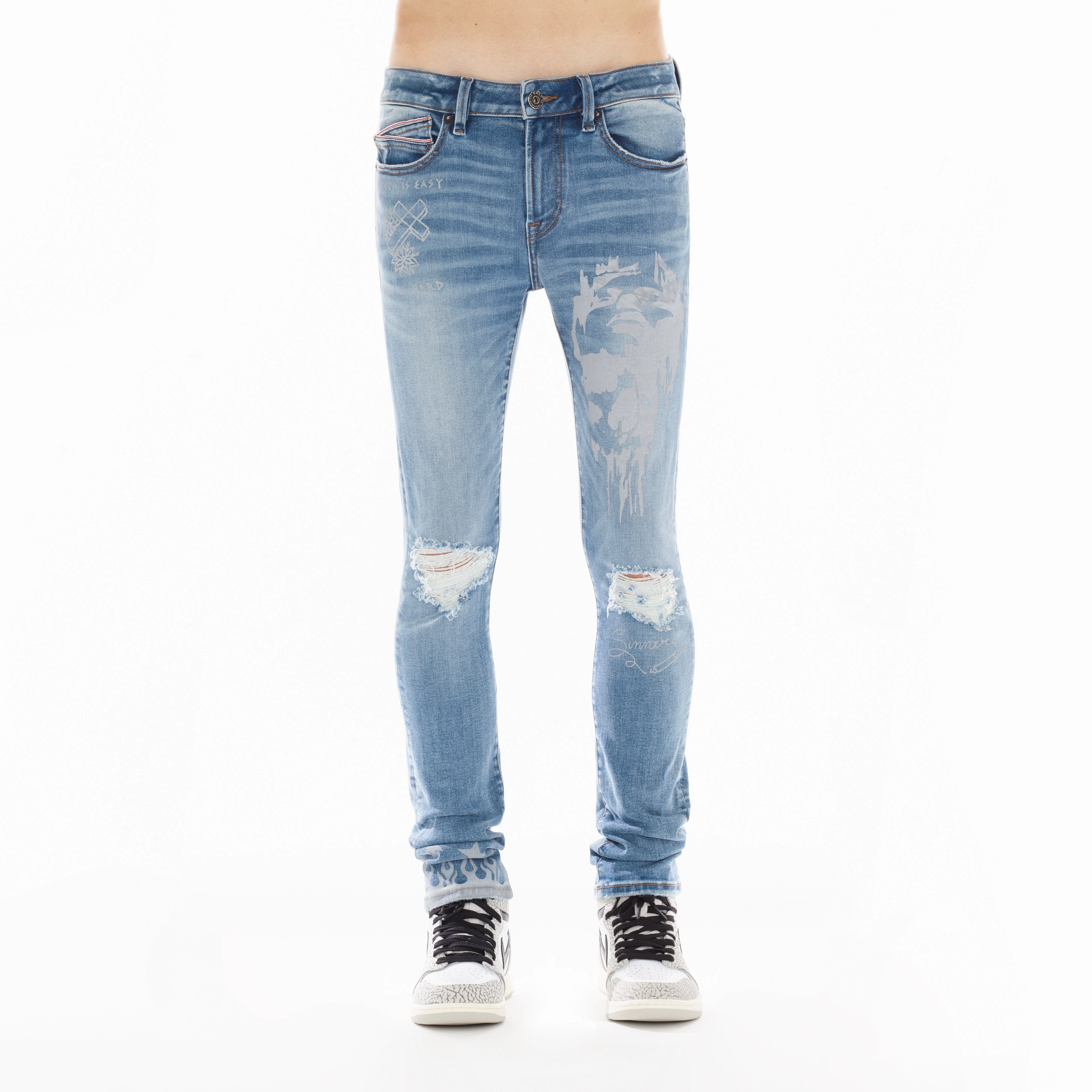 Traveler Gear Brunch Outfit Casual Friday Clean Lines PUNK SUPER SKINNY IN IDOL