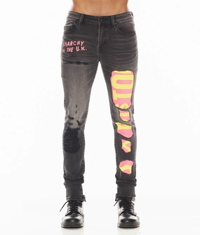 Autumn Days Unisex Wear Teen Outfit Punk Super Skinny "Sex Pistols"