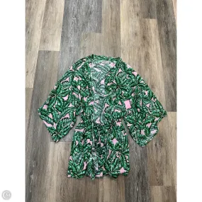 Glow In The Dark Accent Trim Shawl By Kenny Flowers In Floral Print, Size: S