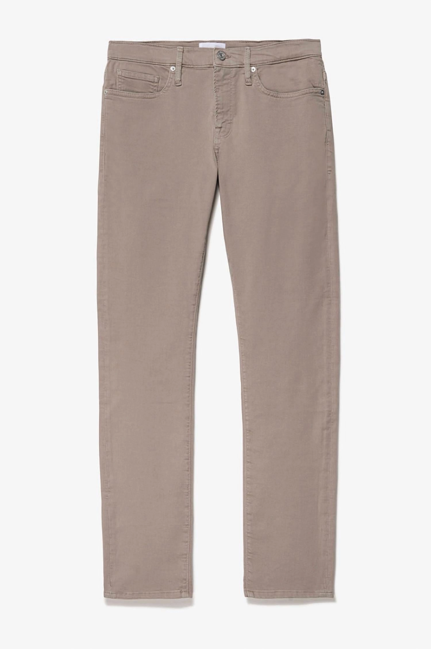 Men's L'homme Slim Twill Jean In Garage Powder Wood Chill Friendly Artist Vibe Smooth