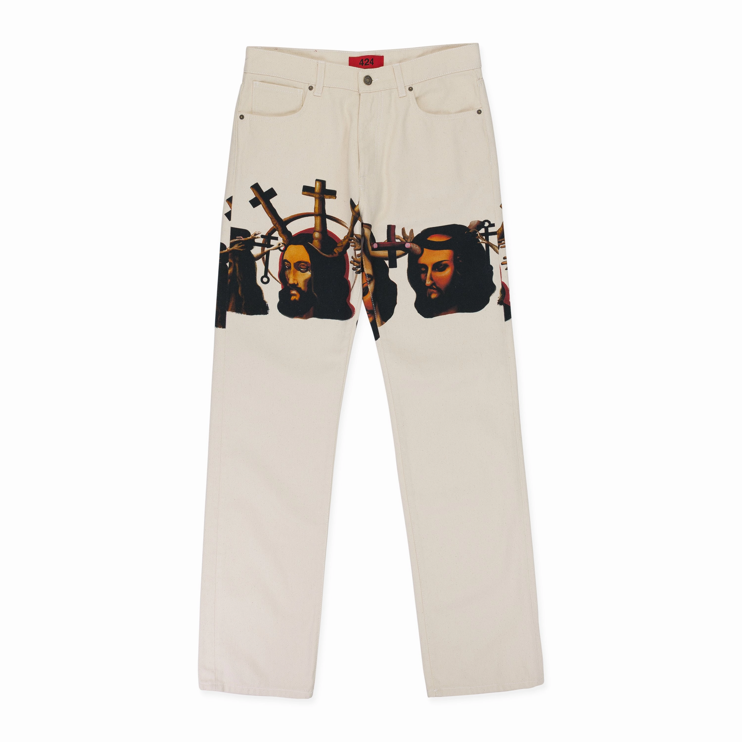 MULTICOLOR GRAPHIC BAGGY JEANS Weekend Getaway Stylish