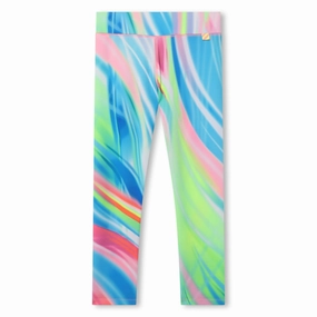 Multicolor Striped Leggings Comfort-First Effortless Wear