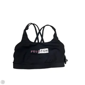 Athletic Bra By Lululemon X Peloton In Black, Size: 6 Durable Hem Stitching Double Needle Hemming