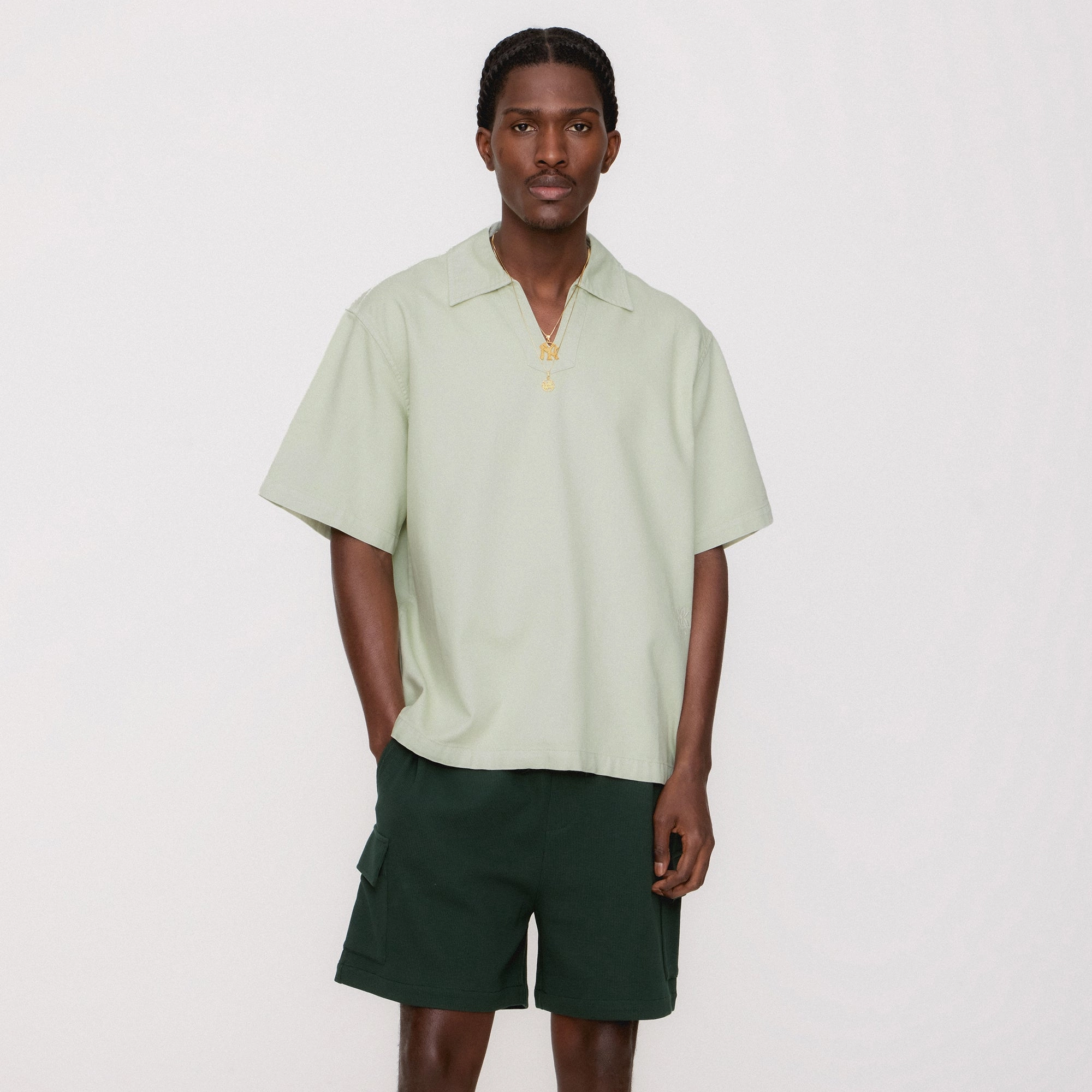 Comfortable Fashion Kith Micro Waffle Fairfax Cargo Short - Stadium