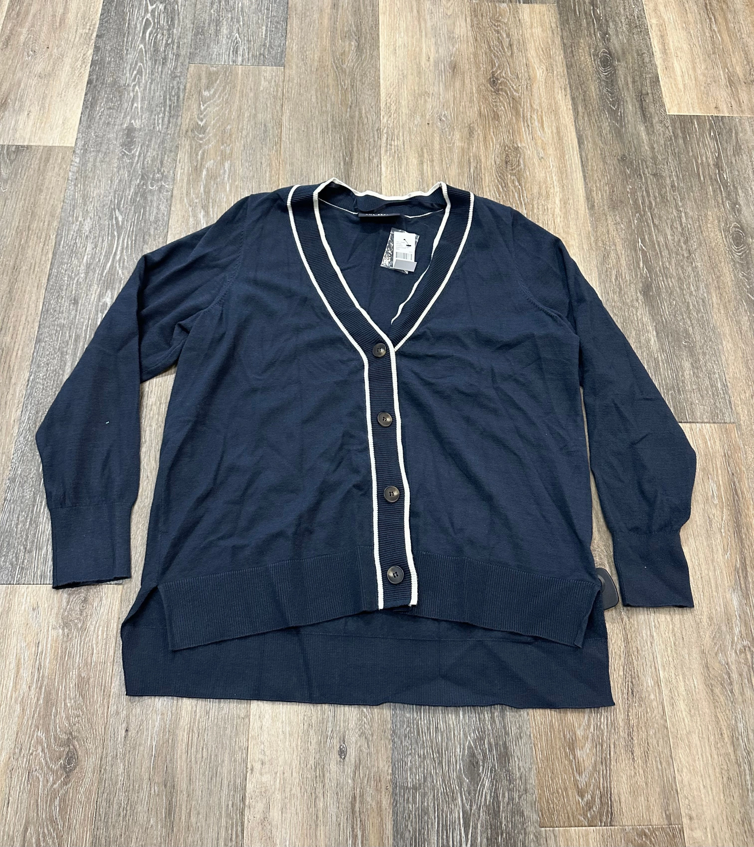 Sweater Cardigan By Lane Bryant In Navy, Size: 14 Everyday Fashion