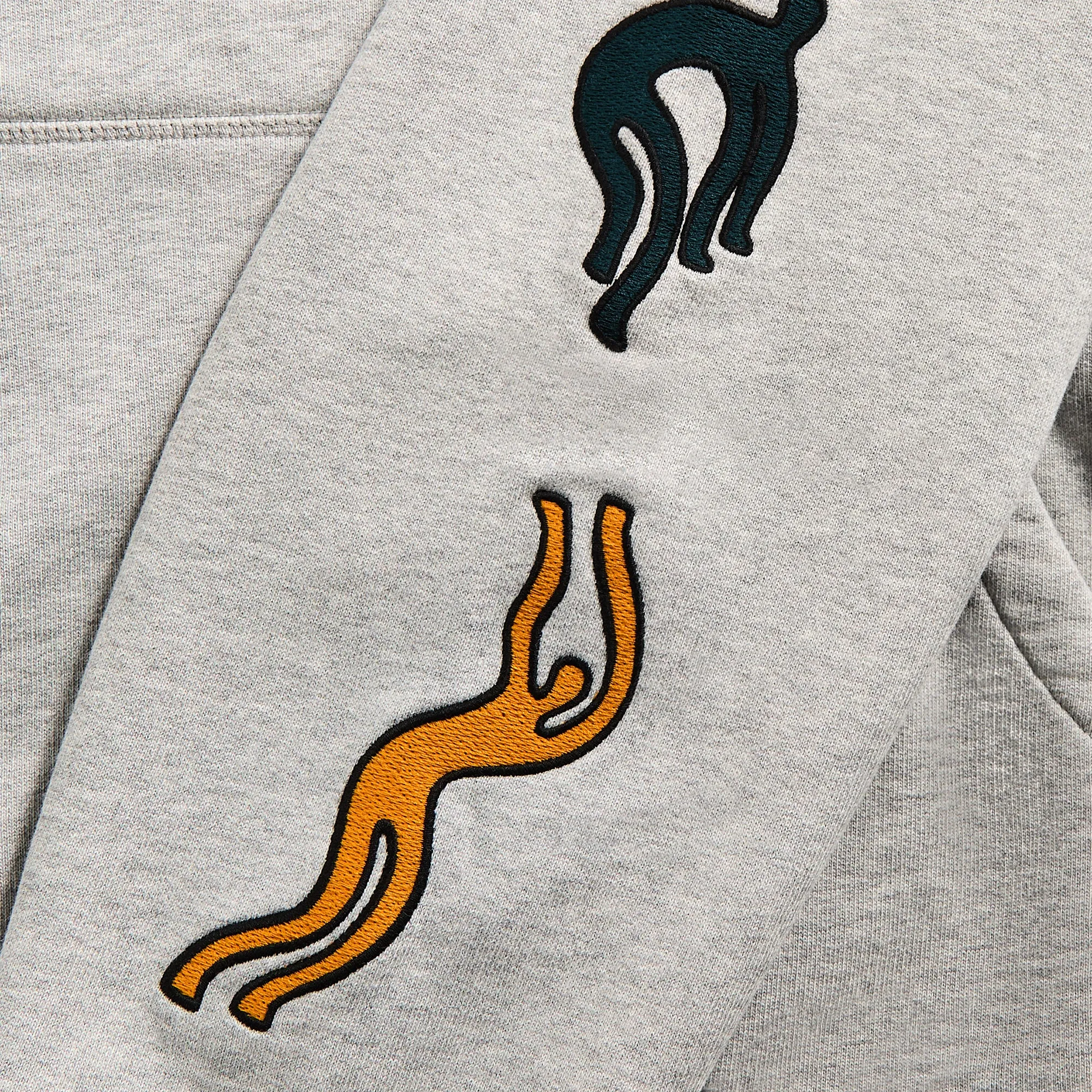 by Parra La Chambre Nuit Hooded Sweatshirt - Heather Grey traveler Cuffed