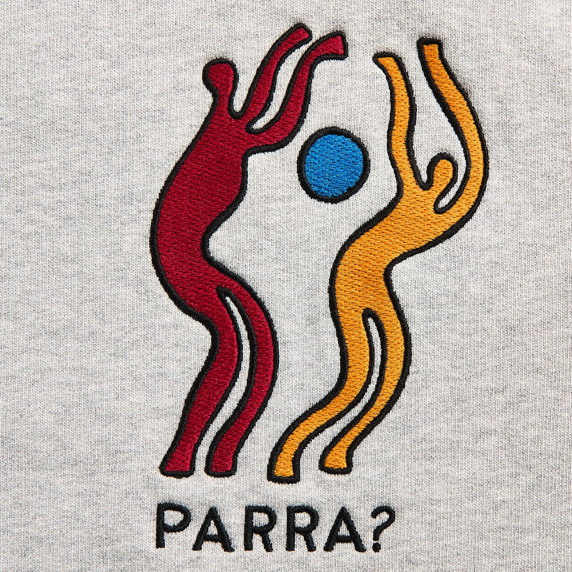 by Parra La Chambre Nuit Hooded Sweatshirt - Heather Grey Fashionable