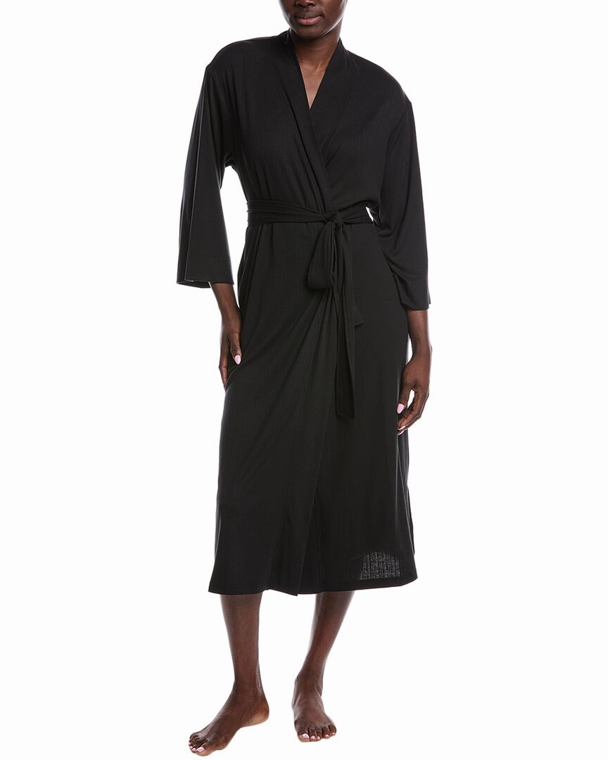 N Natori Soothe Rib Robe Zero Irritation Finish Tear Resistant Knit