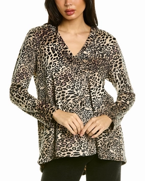 Non Restrictive Waistband N Natori Velour Lounge Top