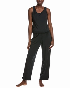 Natori 2pc Blissful Essentials Top & Pant Set Tencel Blend