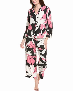 Brushed Cotton Natori 2pc Niwashi Pajama Set