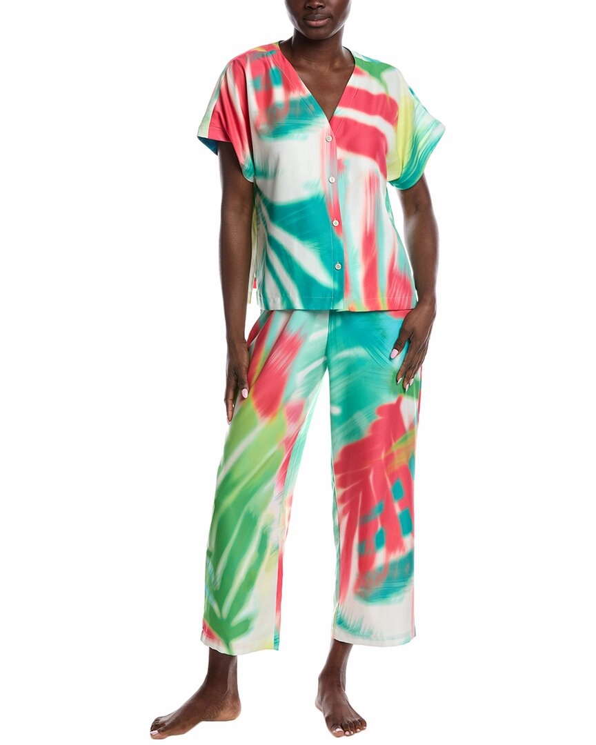 Natori 2pc Usami Top & Pant Set Lightweight Construction