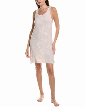 NATORI EDIT Aria Printed Rib Chemise Relaxed fit style Roomy Fit