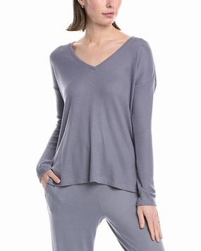 NATORI EDIT Eden Everywhere V-Neck Top hypoallergenic material fade resistant color