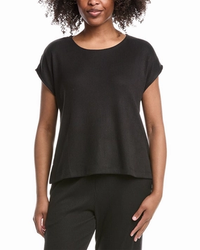Ribbed Collar Design Eco Friendly Fabric NATORI EDIT Eden Sleep Top