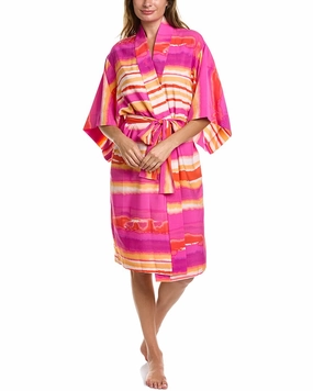 Natori Nikko Wrap Eco Friendly Fabric Crew Neckline