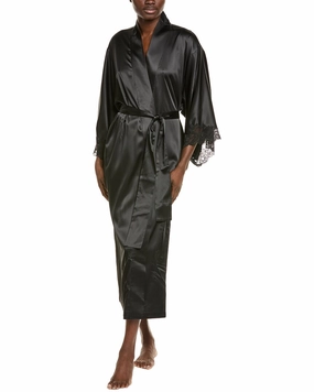 Natori Peony Glamour Robe QuickDry Lining Flexible Ribbed Cuffs