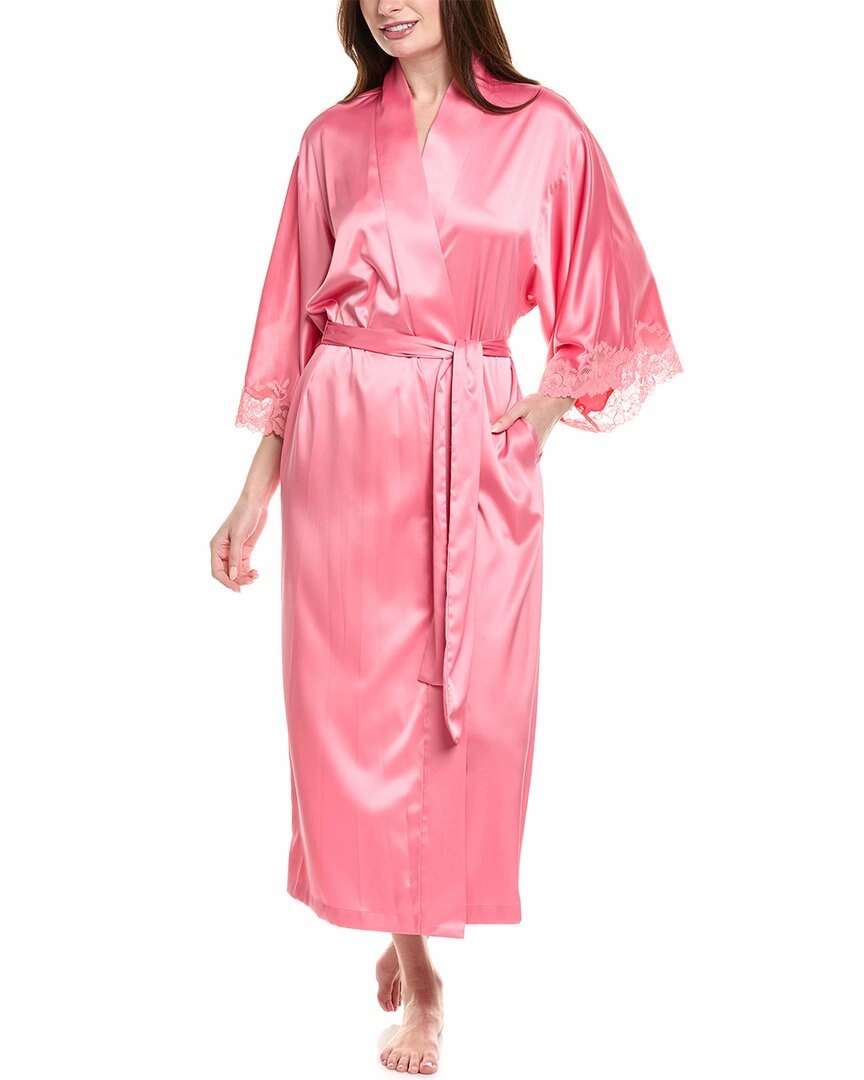Organic Cotton Layered Collar Natori Peony Glamour Robe