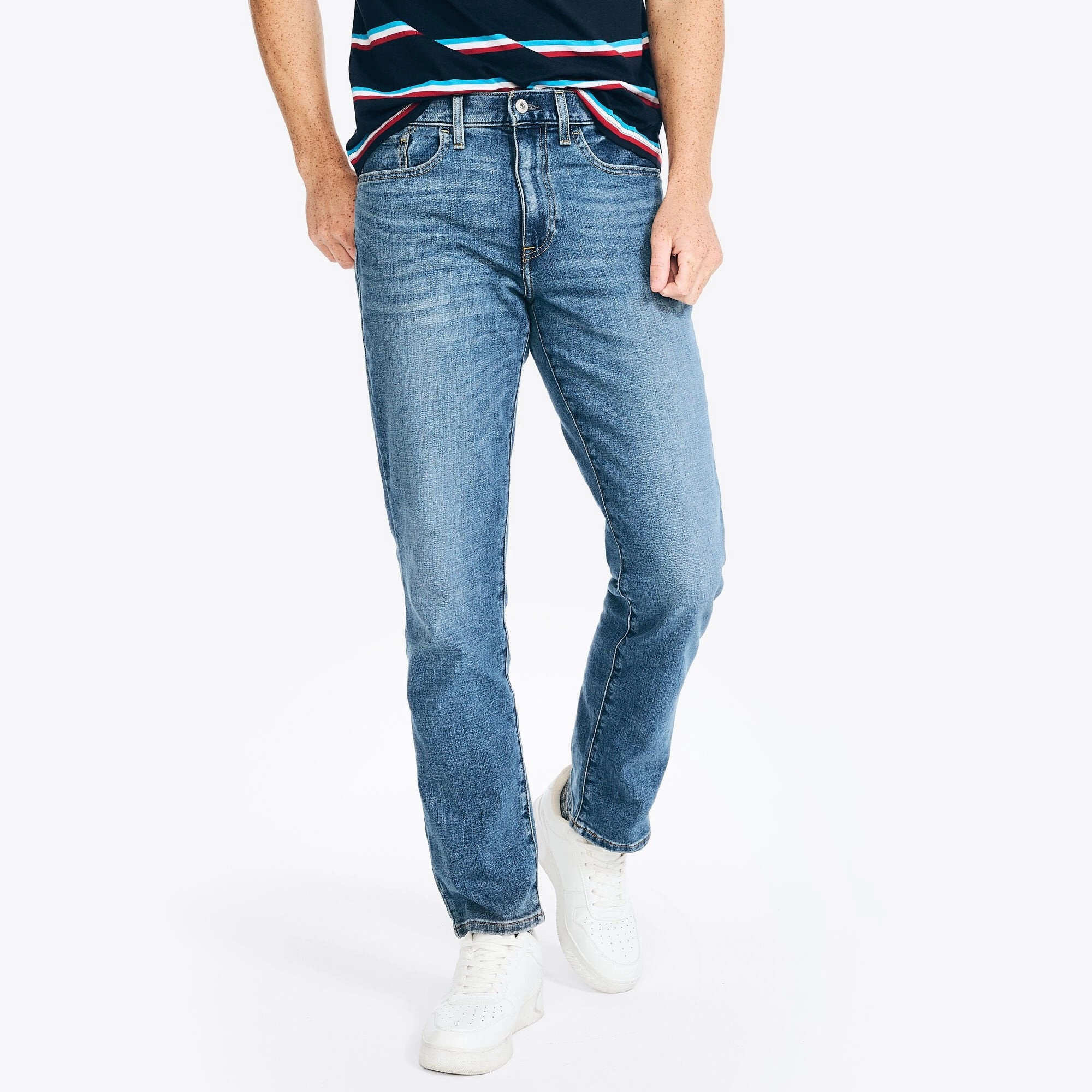 Nautica Mens Original Relaxed Stretch Denim Timeless Cut