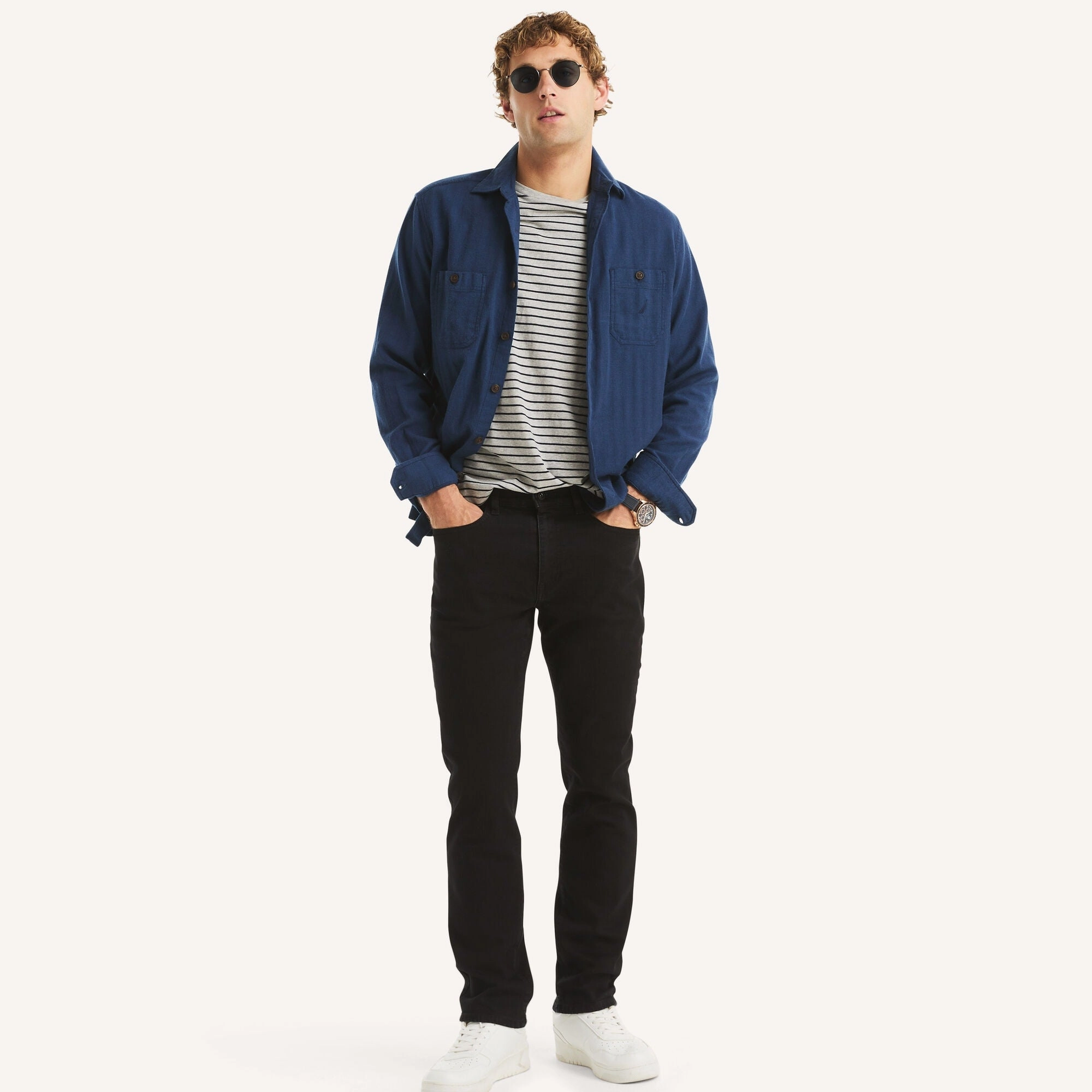 Everyday Style Vintage Lover Loose Nautica Mens Vintage Straight Stretch Denim