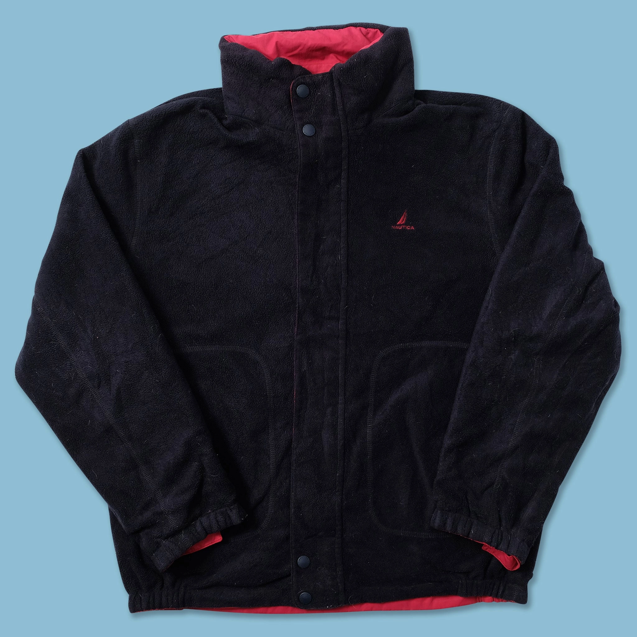 Subtle Fashion Fit Sunday Walk Style Nautica Reversible Jacket Large